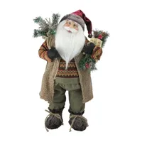 24'' Country Rustic Santa Claus Christmas Figure