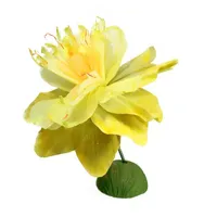 30'' Yellow and Green Spring Floral Artificial Craft Stem