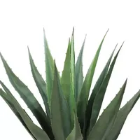 30'' Green and Brown Potted Artificial Agave Succulent Plant