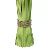 37.75'' Green Artificial Onion Grass Bundle Wrapped with Jute Rope Decoration