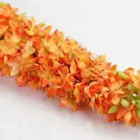 48'' Orange and Green Artificial Foxtail Floral Crafting Stem