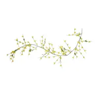 5' x 2'' Green and Yellow Artificial Spring Floral Garland - Unlit