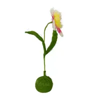 19'' Green and Yellow Fuchsia Spring Floral Tabletop Decor