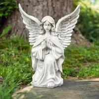 13'' Kneeling Praying Angel Outdoor Garden Statue