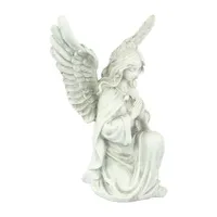 13'' Kneeling Praying Angel Outdoor Garden Statue