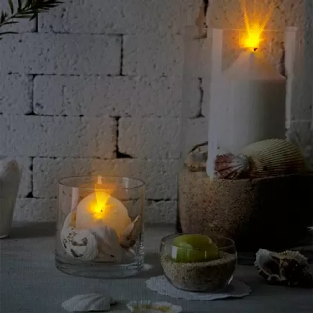 LED Lighted Serene Seaside Spa Decorative Canvas Wall Art 15.75'' x 12''