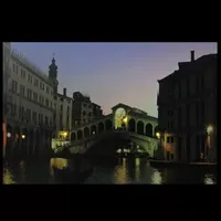 LED Lighted Venice  Italy Grand Canal Canvas Wall Art 15.75" x 23.5"