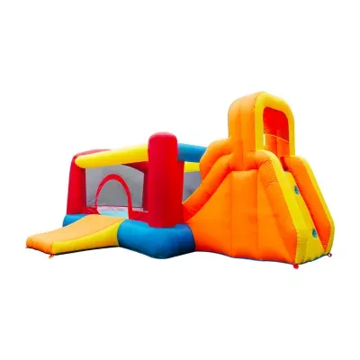 Banzai Inflatable Double Slide Bouncer Oudoor Toy