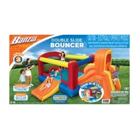 Banzai Inflatable Double Slide Bouncer Oudoor Toy