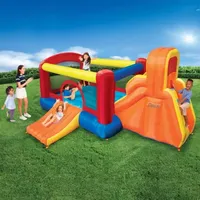 Banzai Inflatable Double Slide Bouncer Oudoor Toy