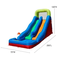 Banzai Double Drop Raceway Inflatable Water Racing Slide