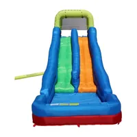 Banzai Double Drop Raceway Inflatable Water Racing Slide