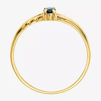 Gemstone 10K Gold Marquise Cocktail Ring