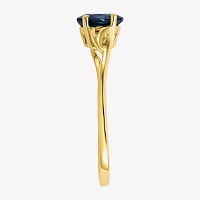 Gemstone 10K Gold Oval Cocktail Ring