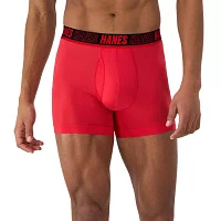 Hanes Moves X-Temp Performance Total Support Pouch Mens 4 Pack Trunks