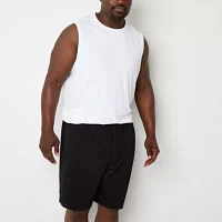 Shaquille O'Neal XLG Mens Big and Tall Knit Pajama Shorts