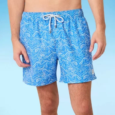 Endless Summer Mens Drawstring Waist Swim Trunks