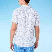 Endless Summer Mens Waves Short Sleeve Swim Shirt