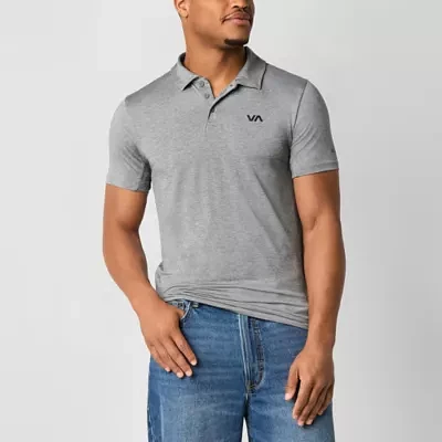 RVCA Mens Regular Fit Short Sleeve Polo Shirt