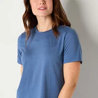 Xersion Everyday Womens Crew Neck Short Sleeve T-Shirt