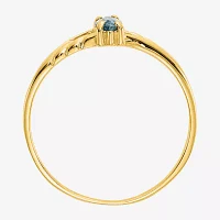 Gemstone 10K Gold Marquise Cocktail Ring