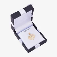 Womens 14K Gold Heart Pendant