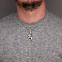 Star Wars® R2-D2 Mens 3D Stainless Steel Pendant Necklace