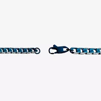Mens Stainless Steel / Inch Curb Chain Bracelet