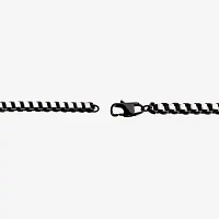 Stainless Steel 8 1/2 Inch Box Chain Bracelet