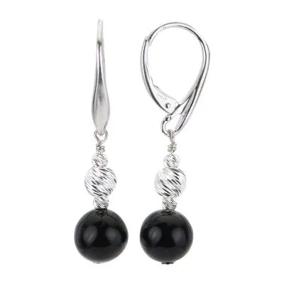 Genuine Black Onyx Sterling Silver 3-pc. Jewelry Set