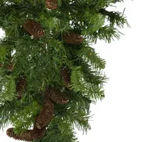 34'' Dakota Red Pine Artificial Christmas Swag with Pine Cones - Unlit