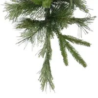 46'' Ashcroft Cashmere Pine Artificial Christmas Teardrop Swag - Unlit