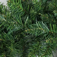 Green Buffalo Fir Artificial Christmas Wreath - 24-Inch  Unlit