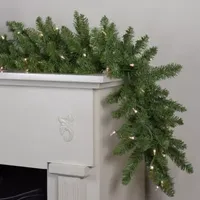 9' x 12'' Pre-Lit Eastern Pine Artificial Christmas Garland - Clear Lights