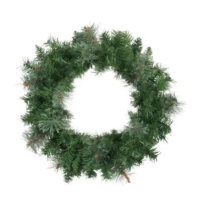 Mixed Cashmere Pine Artificial Christmas Wreath - 24-Inch  Unlit