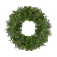 24'' Mixed Canyon Pine Artificial Christmas Wreath - Unlit