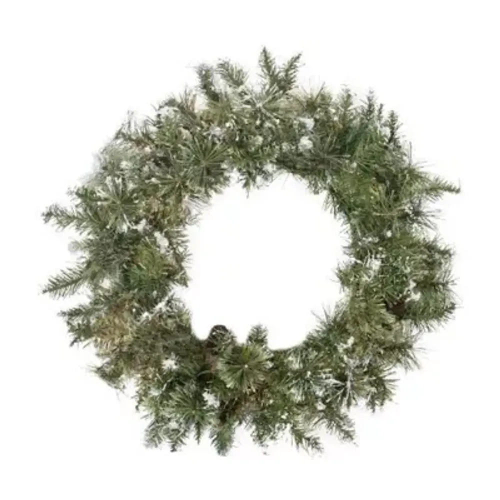 Snow Mountain Pine Artificial Christmas Wreath - 30-Inch  Unlit