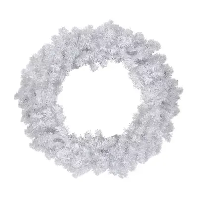 Crystal Spruce Artificial Christmas Wreath - 36-Inch  Unlit