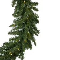 Pre-Lit Buffalo Fir Commercial Artificial Christmas Wreath - 72-Inch  White Lights