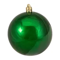 32ct Xmas Green Shatterproof 4-Finish Christmas Ball Ornaments 3.25'' (80mm)