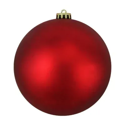 Red Shatterproof Matte Commercial Christmas Ball Ornament 8'' (200mm)