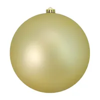 Matte Champagne Gold Shatterproof Christmas Ball Ornament 8'' (200mm)