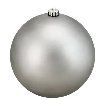Matte Pewter Gray Shatterproof Christmas Ball Ornament 8'' (200mm)