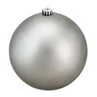 Matte Pewter Gray Shatterproof Christmas Ball Ornament 8'' (200mm)