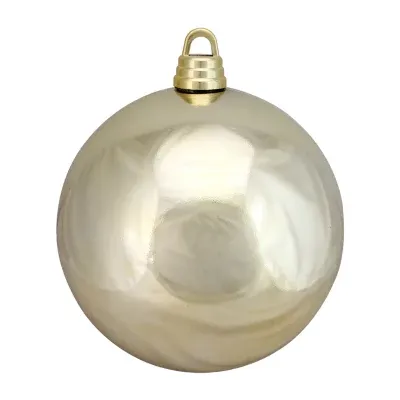 Champagne Shatterproof Shiny Commercial Sized Christmas Ball Ornament 12'' (300mm)