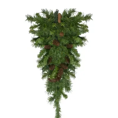 34'' Dakota Red Pine Artificial Christmas Swag with Pine Cones - Unlit