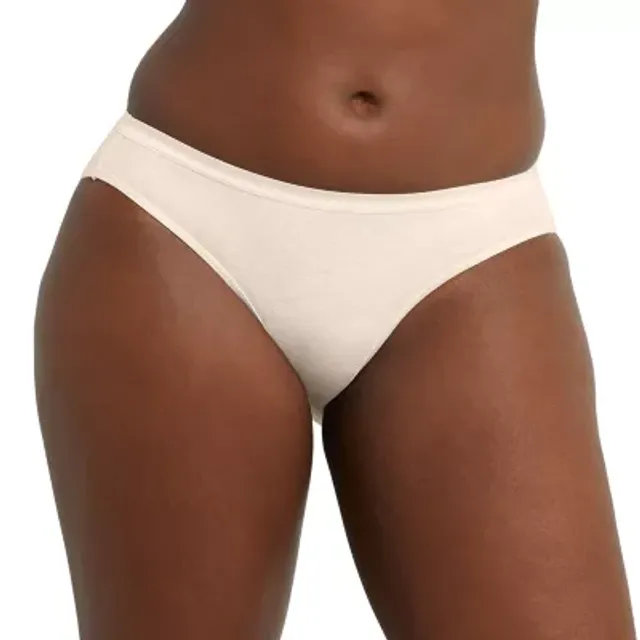 Hanes 7 Pack Average + Full Figure Cooling Multi-Pack Bikini Panty