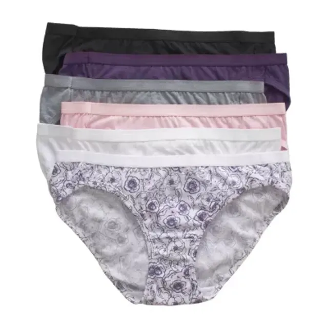 Hanes Ultimate™ Cool Comfort™ Cotton Ultra Soft 6 Pack Average + Full  Figure Cooling Brief Panty 40h6cc - JCPenney