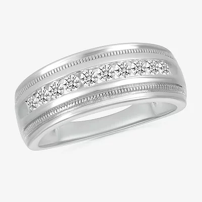 2.5MM 1/2 CT. T.W. Natural White Diamond 14K Gold Wedding Band