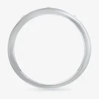 Mens 4MM 1/10 CT. T.W. Natural White Diamond 10K Gold Wedding Band
